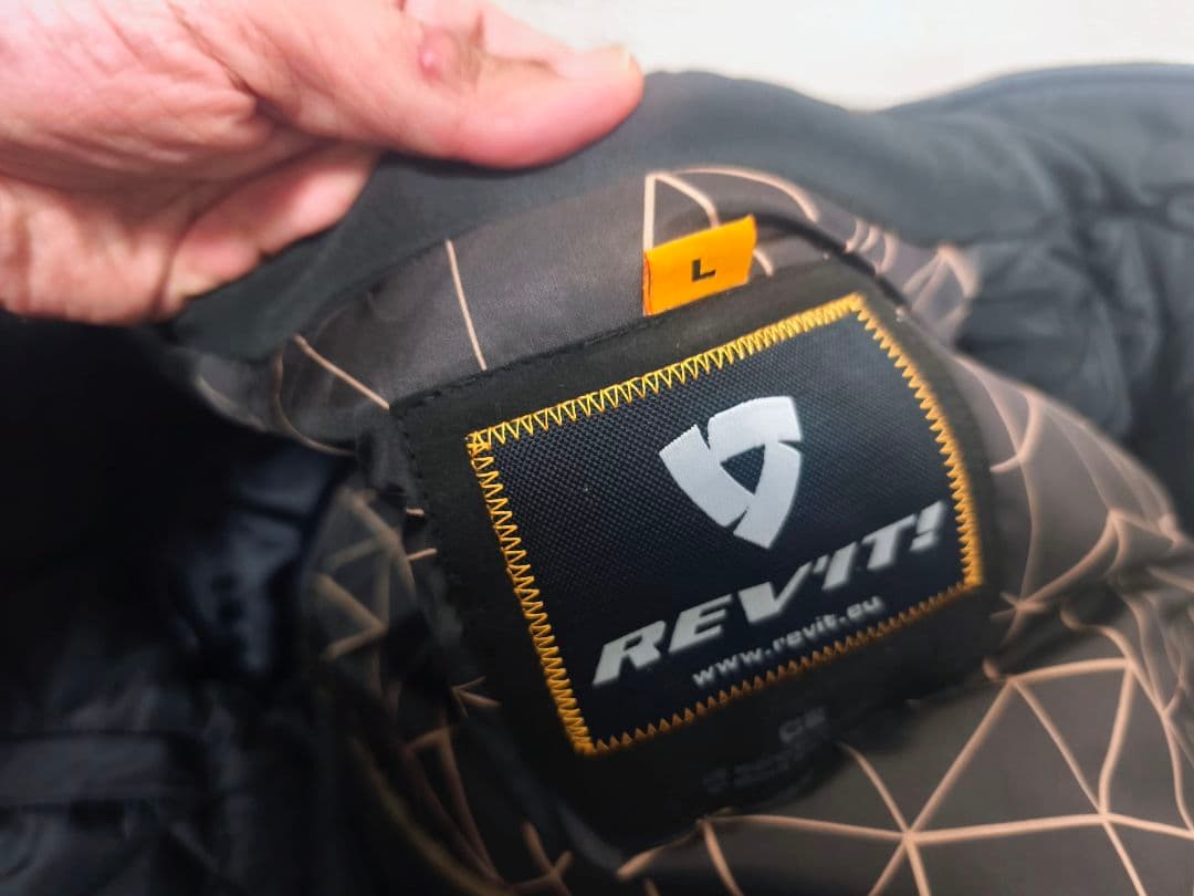 REV'IT! レブイット防水バイクジャケット L ブラウン廃盤プロテクターあり