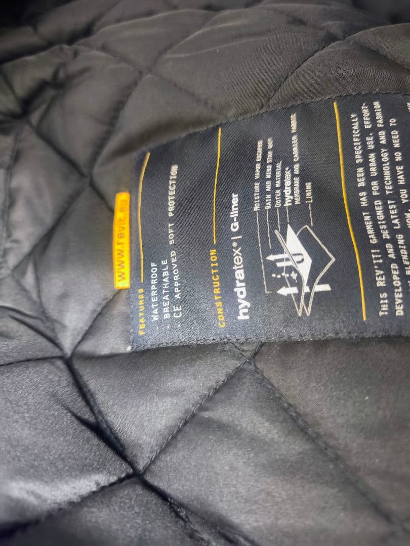 REV'IT! レブイット防水バイクジャケット L ブラウン廃盤プロテクターあり