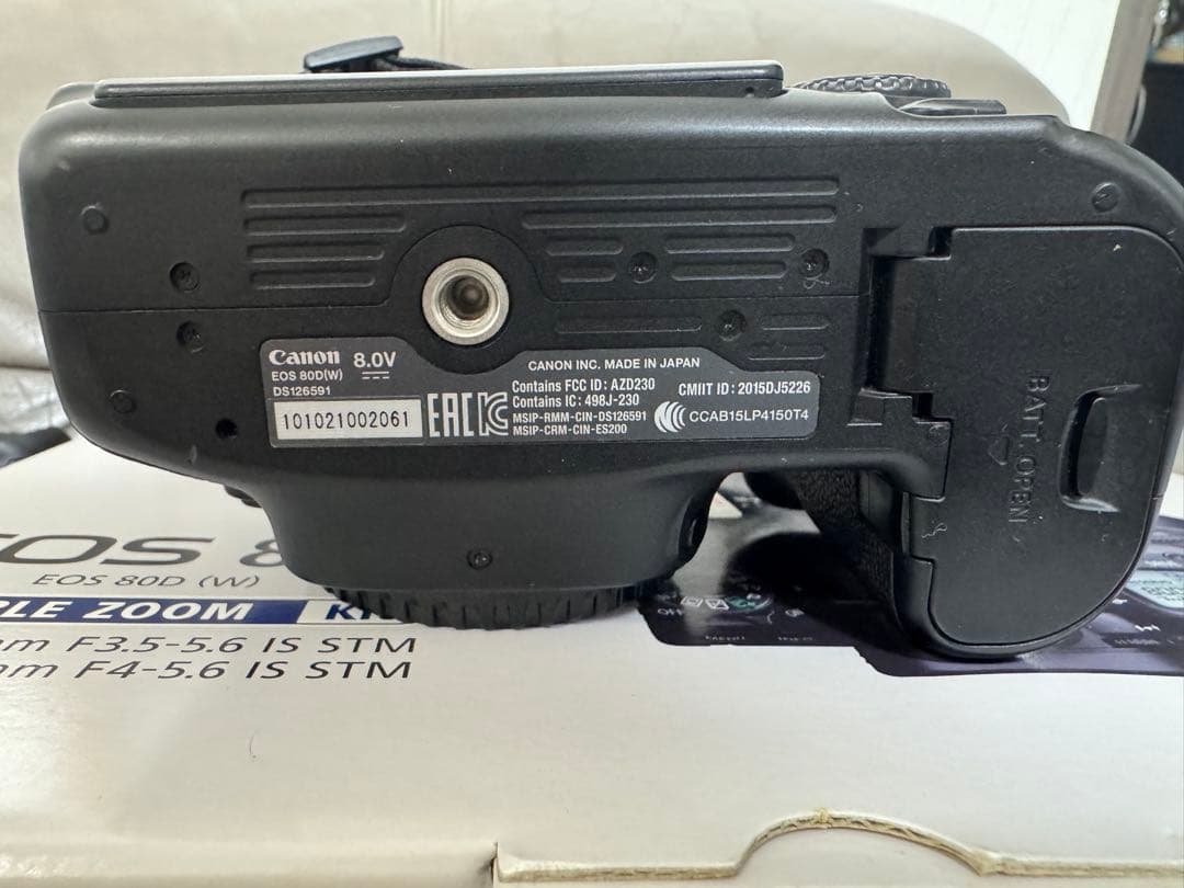 CANON・キャノンEOS80D・BG-E14・430EX-Ⅲ-RTセット・美品