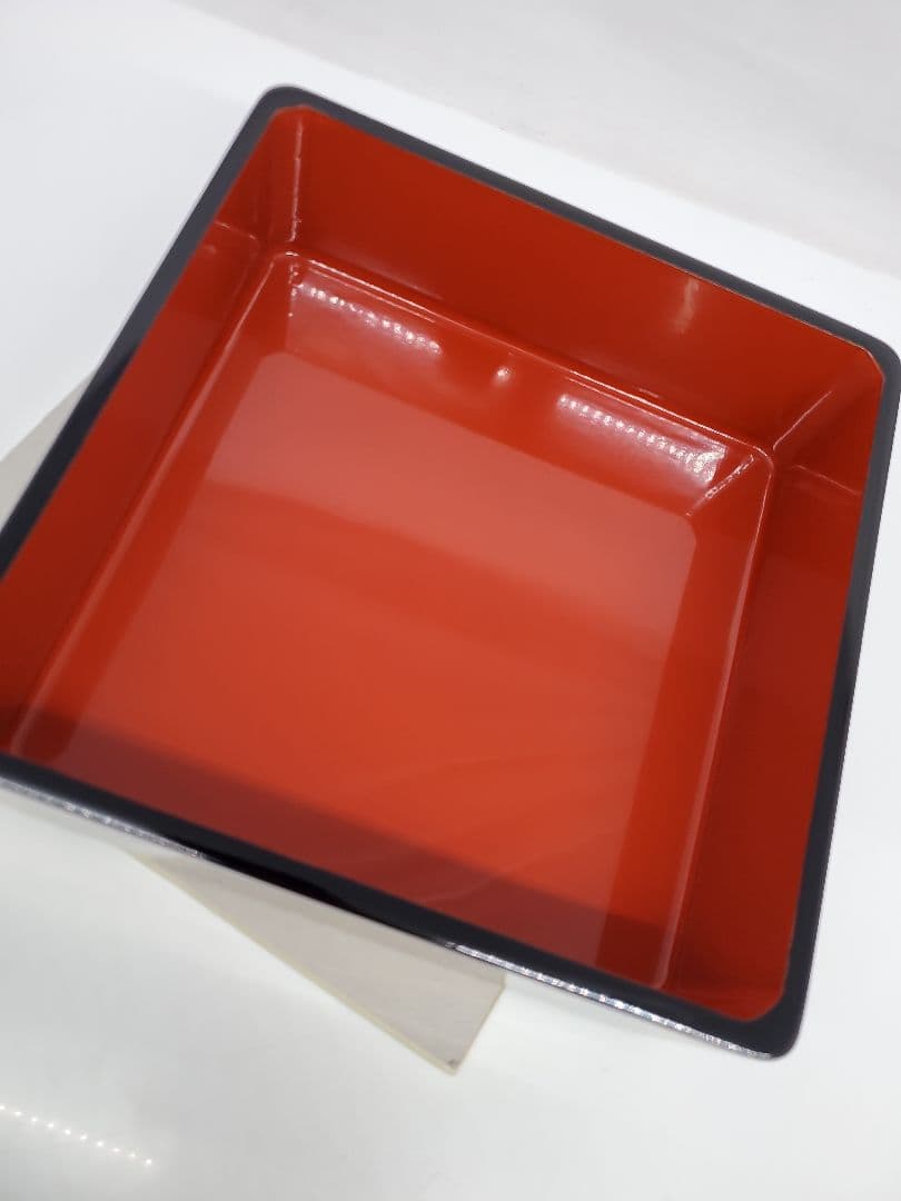 【会津漆器　錦絵蒔絵　三段重箱】天然木製　白木屋漆器店　お重