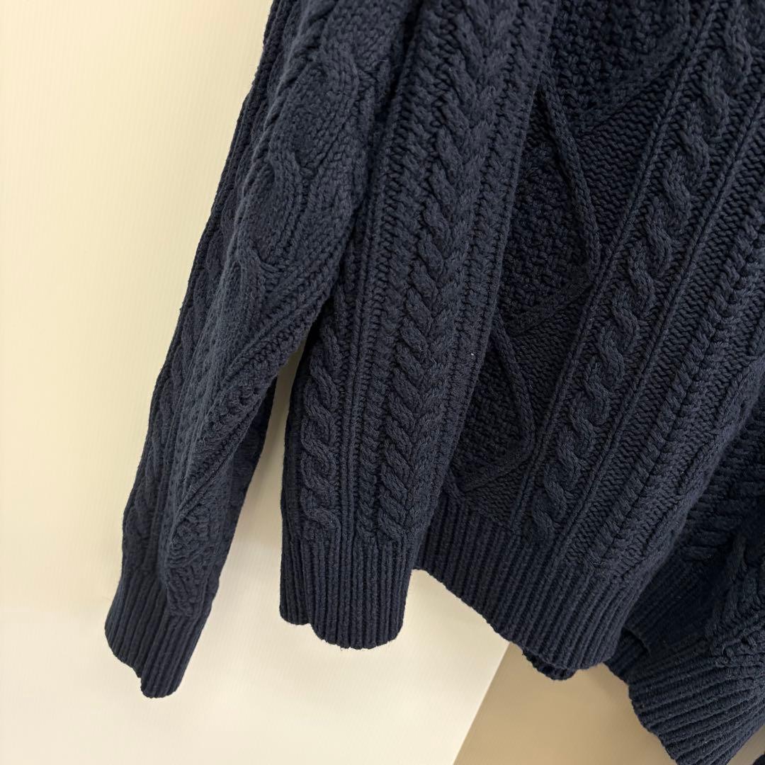 ポロ ラルフローレン ニット 長袖ポロセーターカシミヤ混 コットン　XL