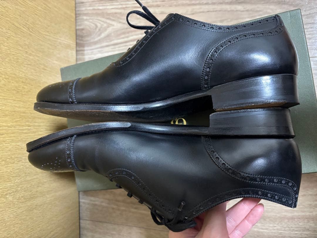 【美品】RAYMER Flora US8セミブローグ　ハンドソーン　アノネイ