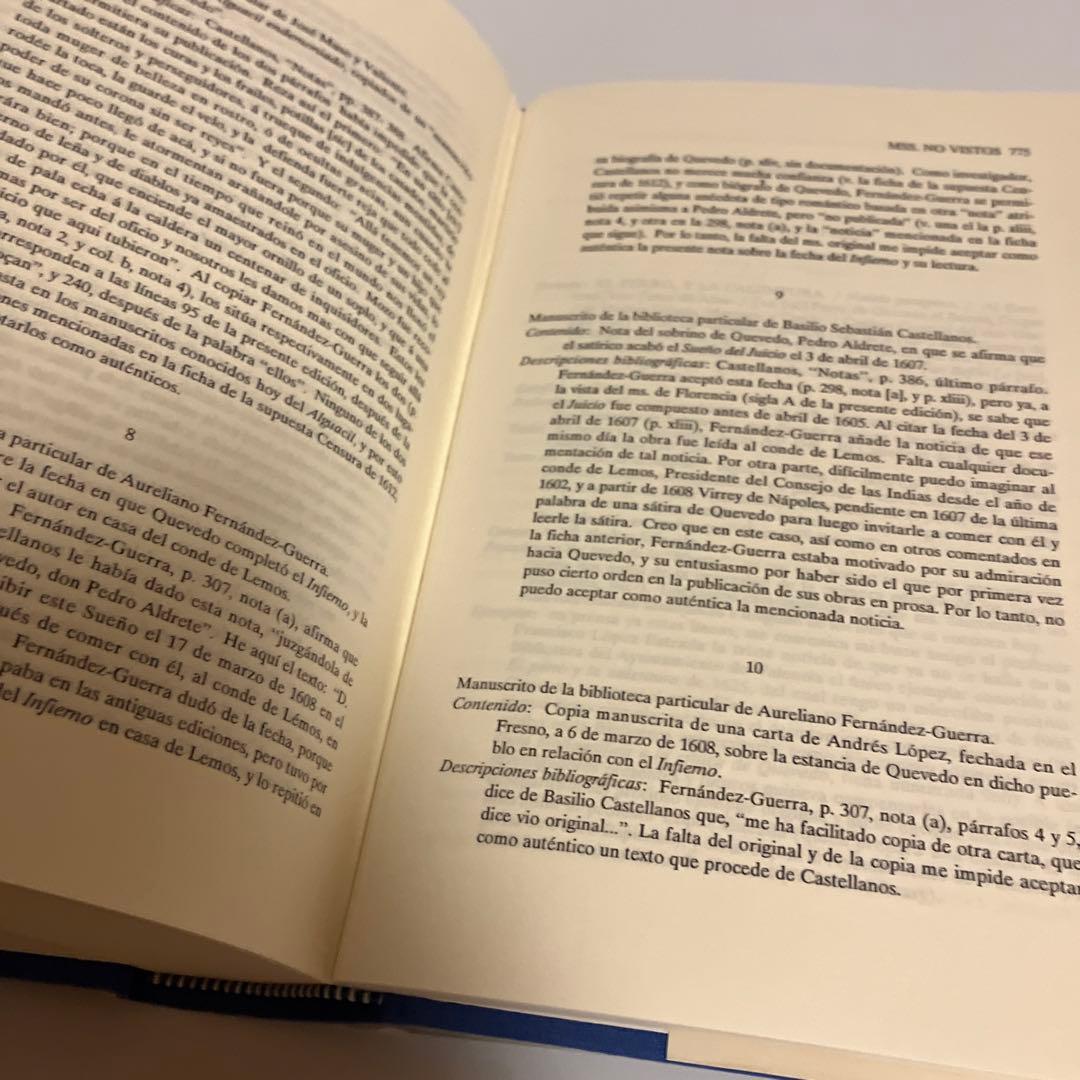 スペイン語　フランシスコ・デ・ケベード　著: JAMES O. CROSBY