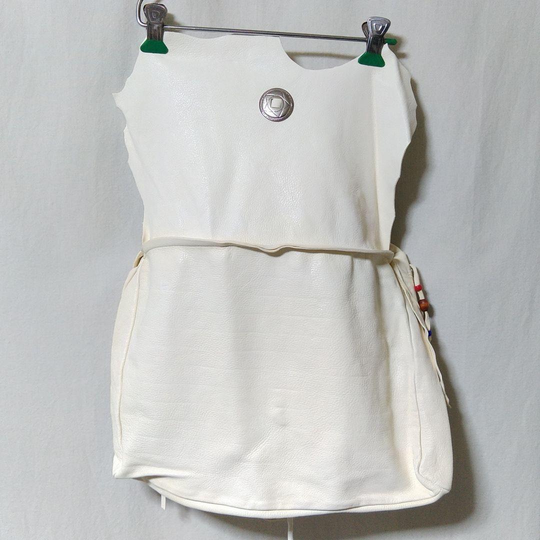 メ*ト様 ネイティブ 本革 ディアスキン ショルダーバッグ メキシコ製 デッドス