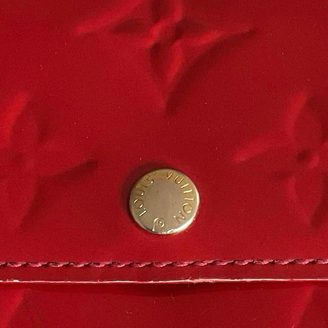 【希少カラー】ルイヴィトン ヴェルニ ポルトフォイユ・サラ ポムダムール