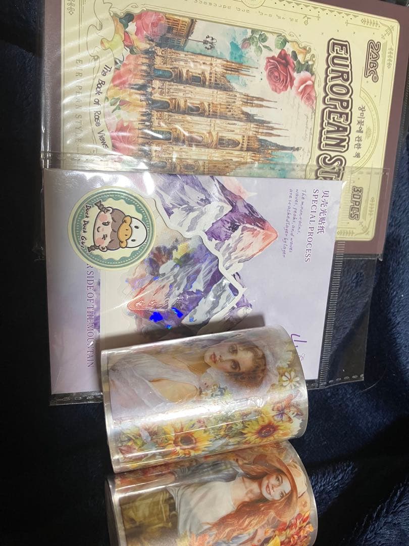 15日迄100サイズ パンパン 海外人物ステッカー まとめ売り 巻マステ 断捨離