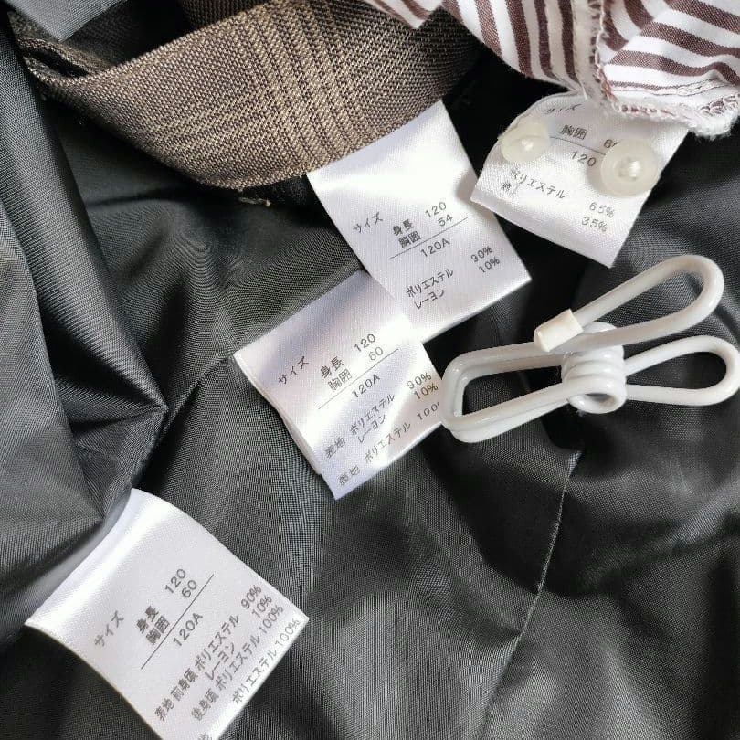 ダブルエフバイワンダーファクトリー 男の子 120 フォーマルスーツセットアップ