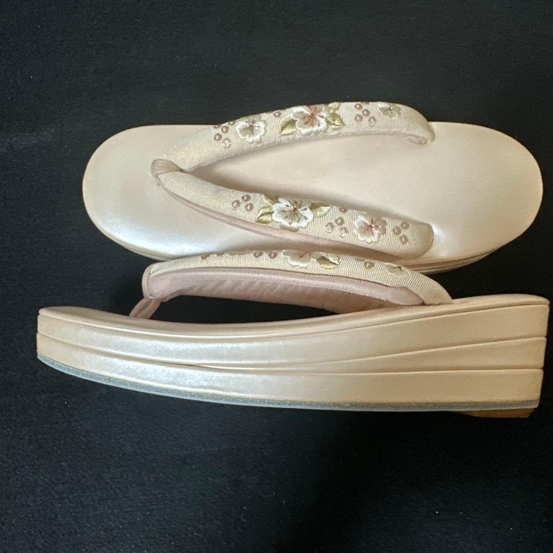 和想庵　利休バック　ふっくら鼻緒草履　和装草履バックセット　あおりバック