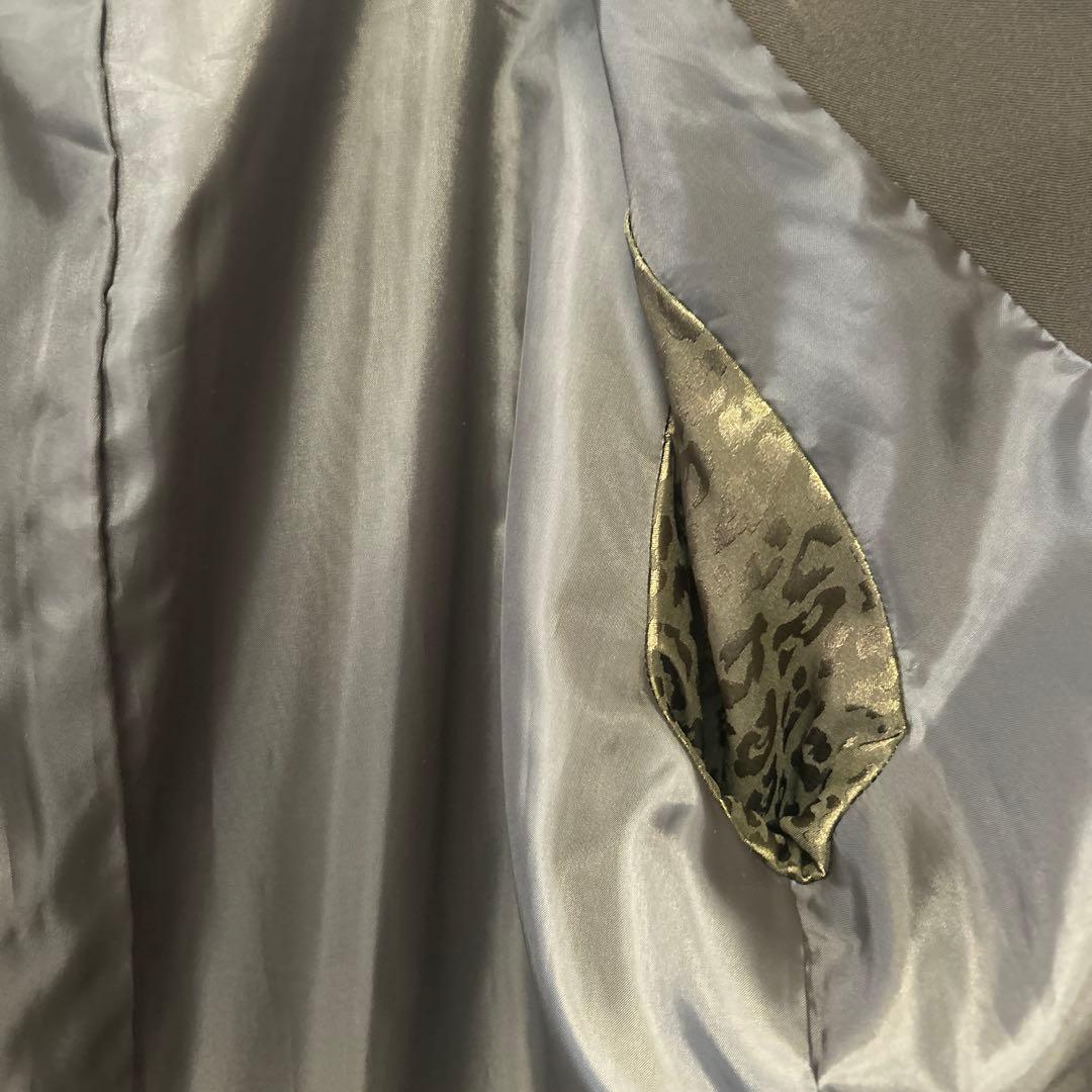 グレディブリリアン 未使用に近いブラウン ツイルテーラードダブルジャケットM38