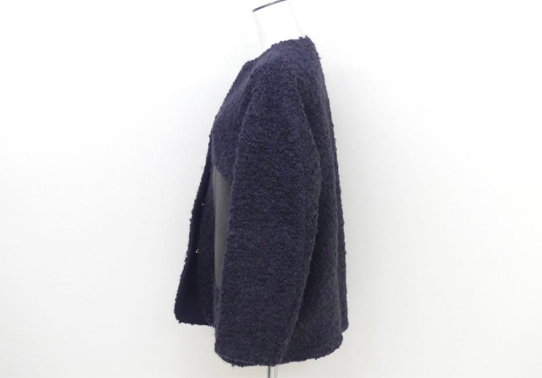 drawer レザーポケットジャケットコート　新品