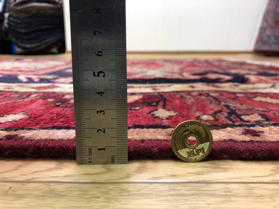 ペルシャ絨毯 ヴィンテージラグ 179×120cm 手織り オールドpersia