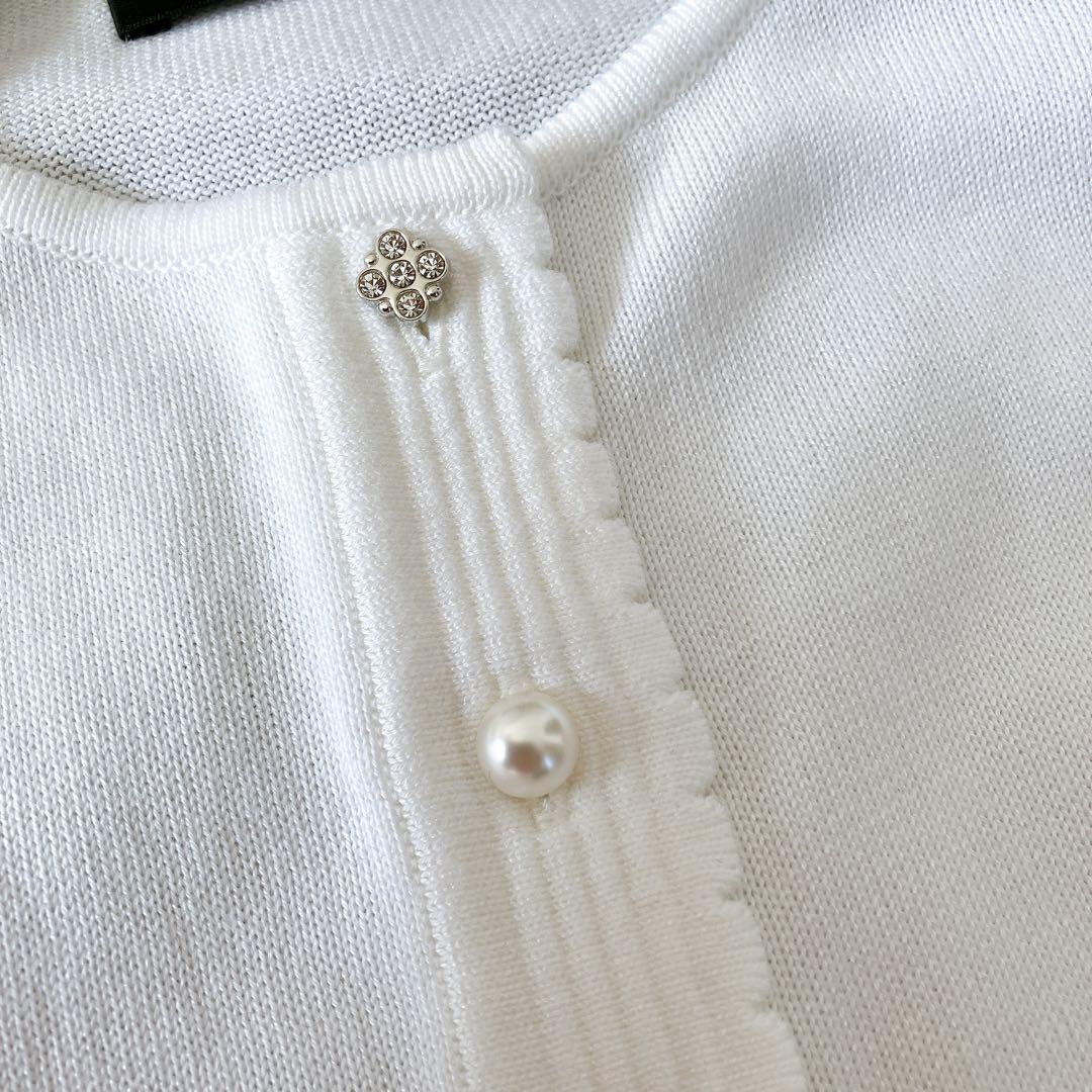 タグ付✨Rene ニットカーディガン 2021 パールボタン スカラップフリル