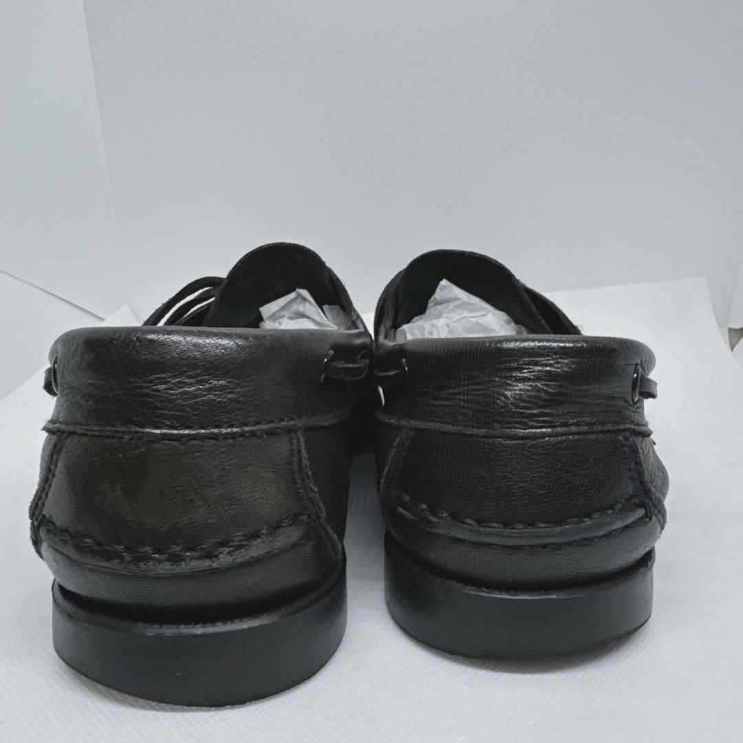 美品 Paraboot BARTH MARINE 7 黒 CERF 鹿革