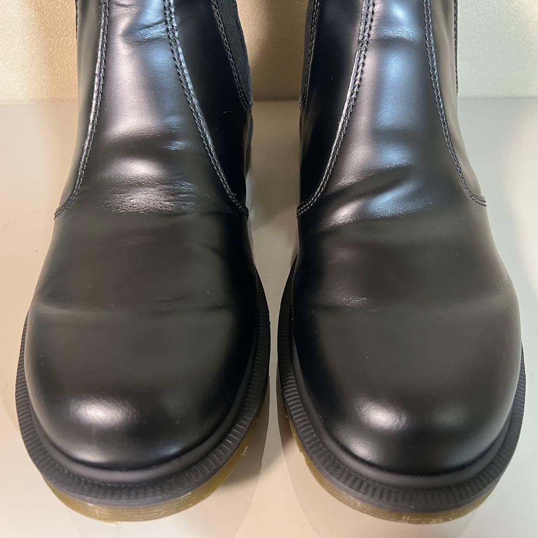 【美品】ドクターマーチン サイドゴアブーツ 2976 UK7 ブラック 箱付き