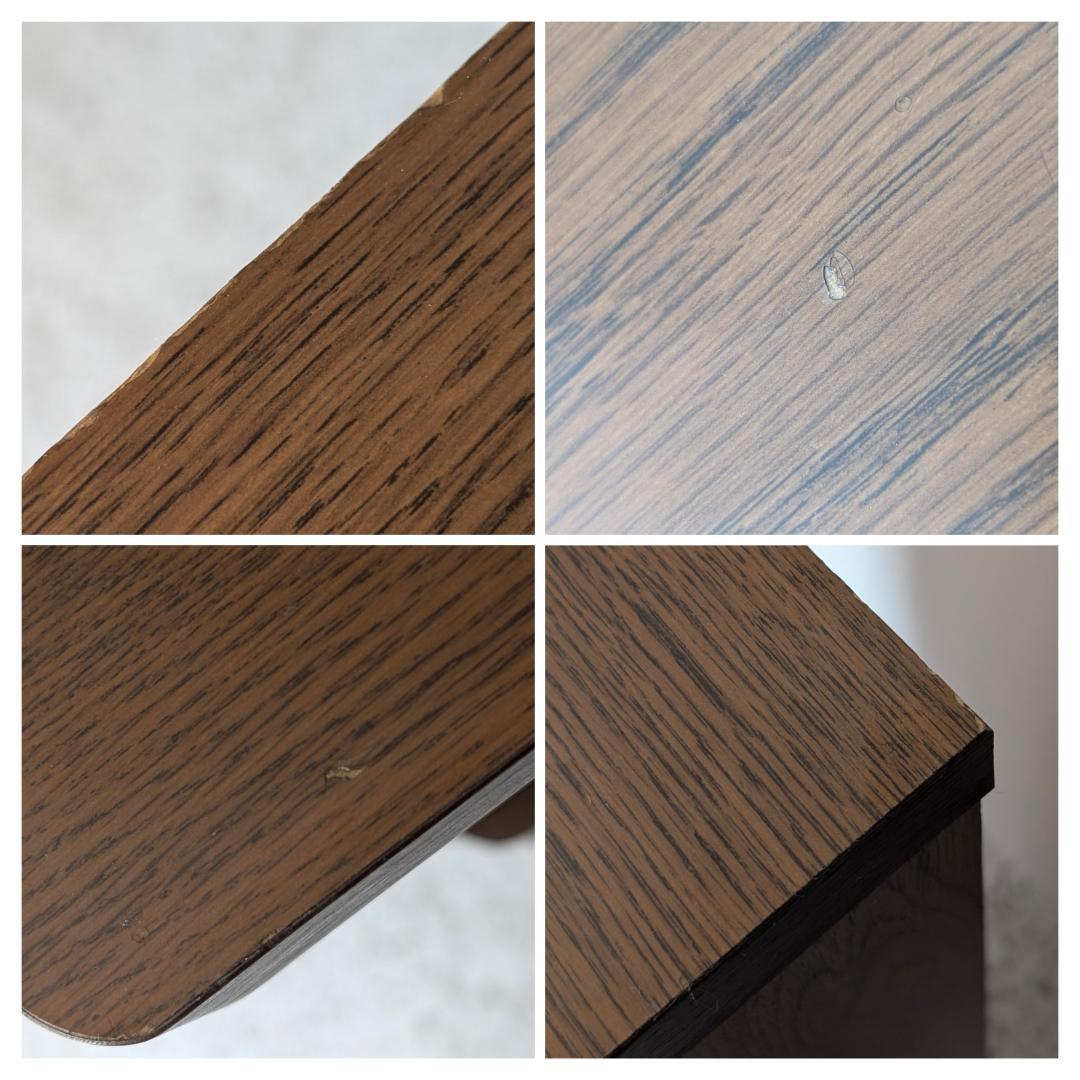 80s ビンテージ ウッドシェルフ 木製 引出し付き 飾り棚 ミニ キャビネット