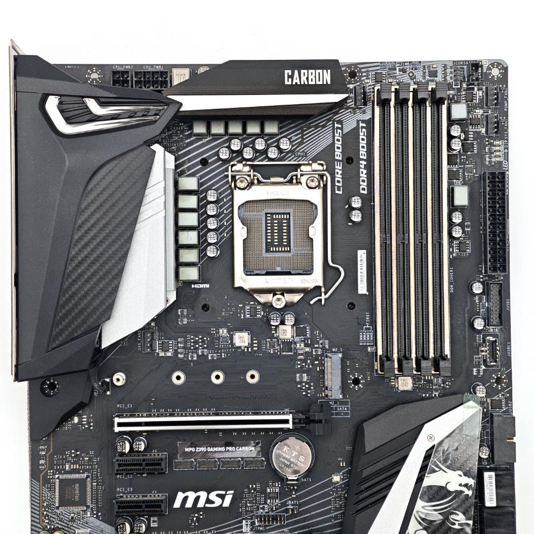 MSI MPG Z390 GAMING PRO CARBON ATXマザーボード