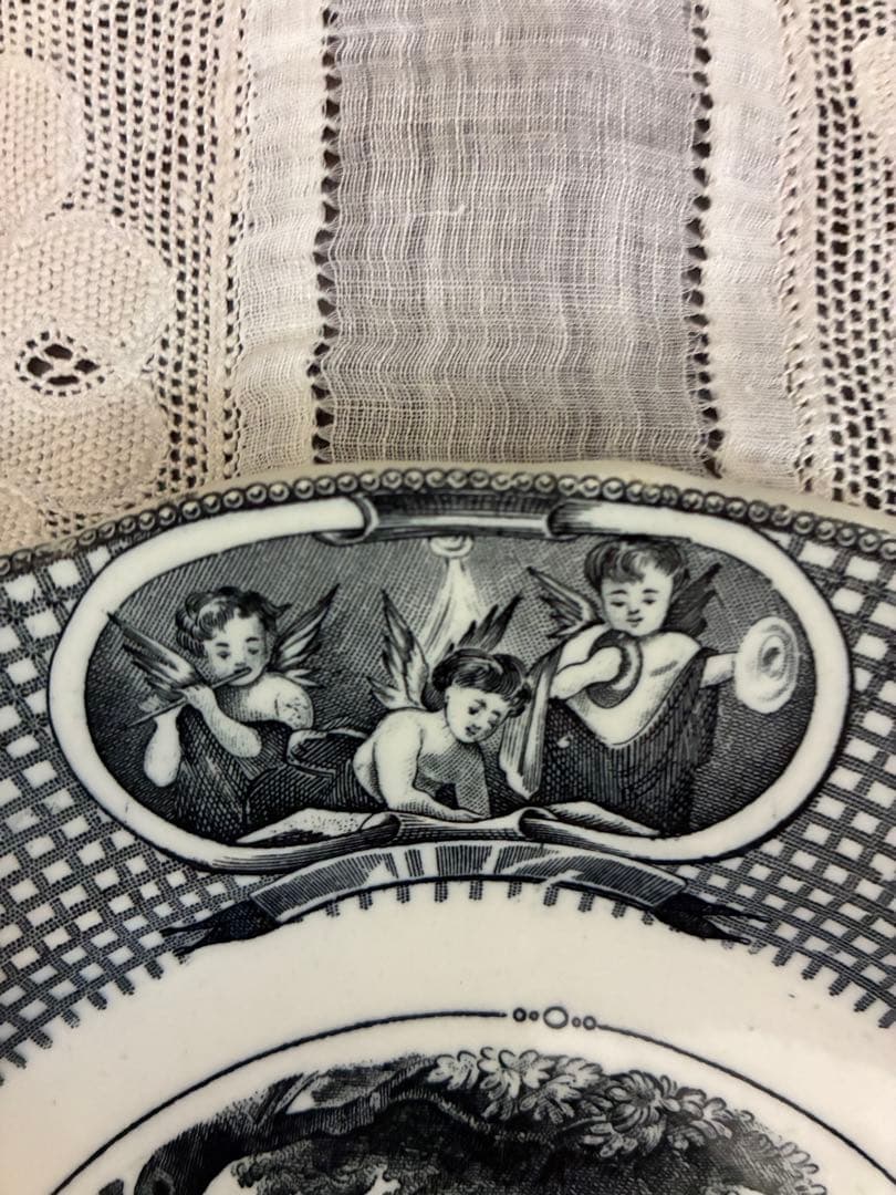 フランス アンティーク Vieillard & Johnston ボルドー窯