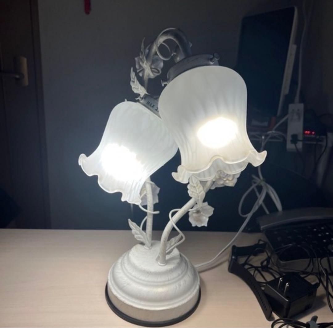 【調光機能付き】フラワースタンドライト