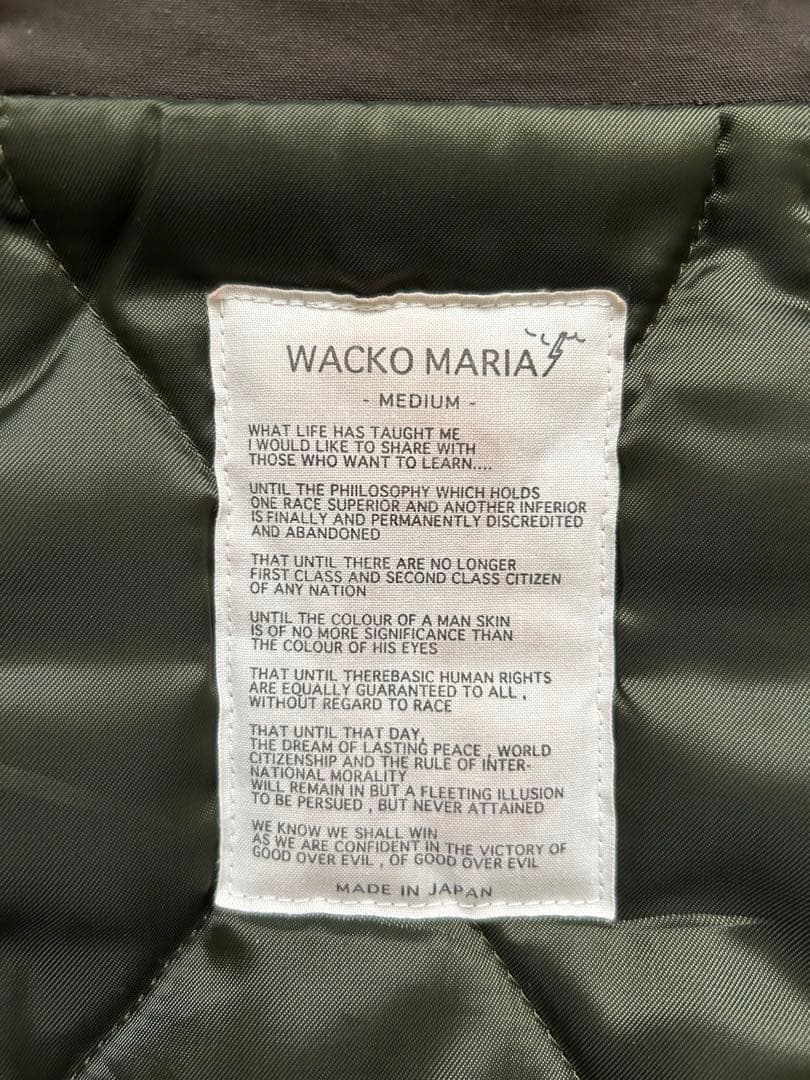 ワコマリア wackomaria N3B ミリタリージャケット モッズコート