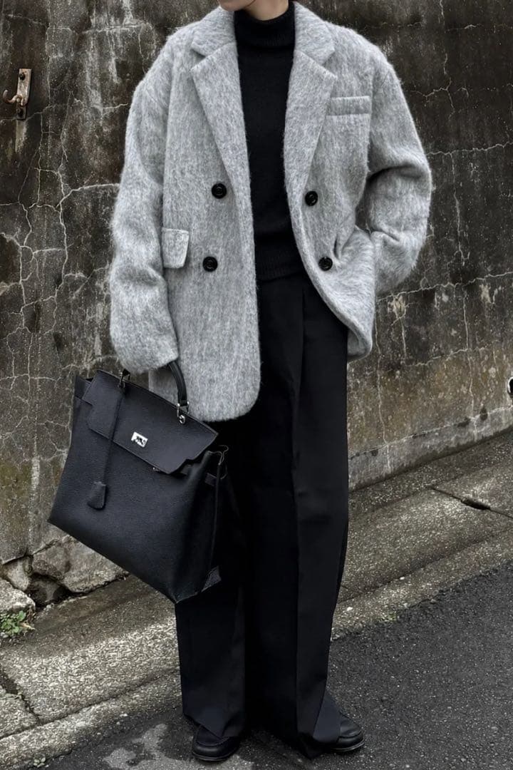 gypsophila ミドル丈オーバーサイズシャギーコート