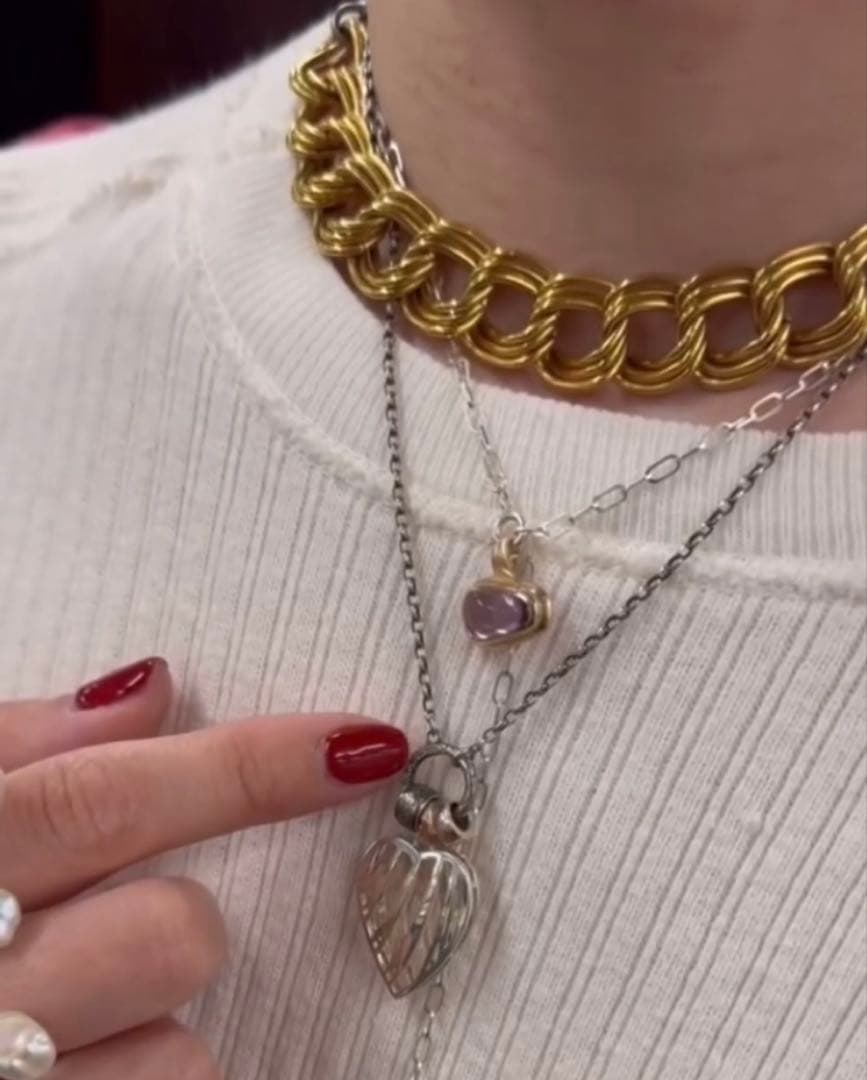 agete K5アメジストチャーム