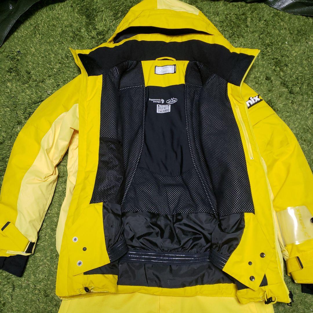 坪井phenix スキーウェアセット イエロー