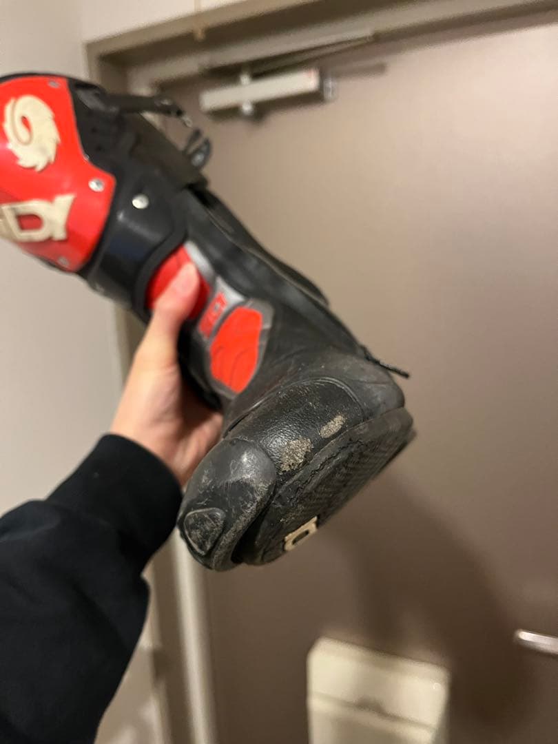 SIDI バイク用ブーツ レッド・ブラック