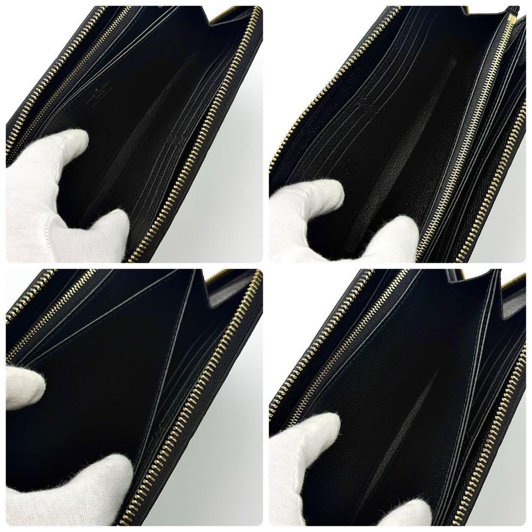 【IC内蔵】ルイヴィトン アンプラント ジッピーウォレット 長財布 黒