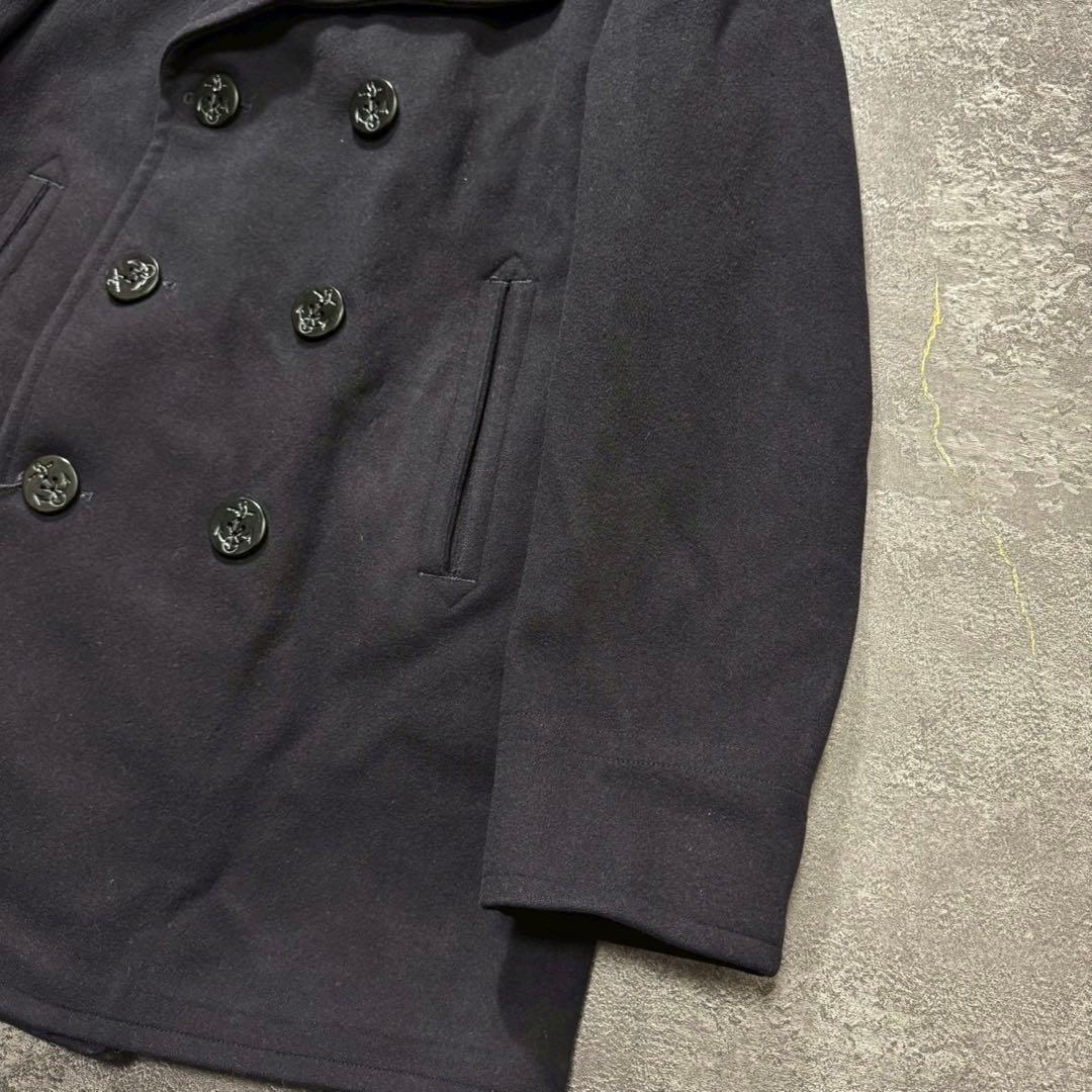 50s U.S.NAVY Pコート米軍実物アメリカ海軍ミリタリージャケット38