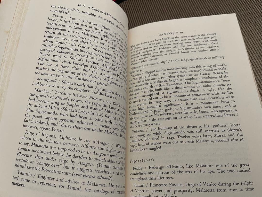 希少　Guide to Ezra Pound's Selected Cantos