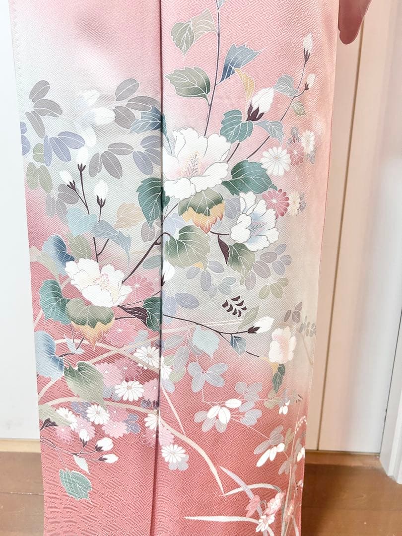 美品　正絹訪問着　フルセット4点　卒業式　入学式　七五三　お宮参り　西陣袋帯