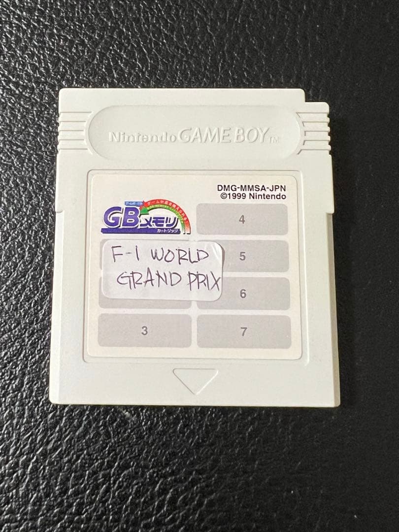 F1ワールドグランプリ GBメモリカートリッジ