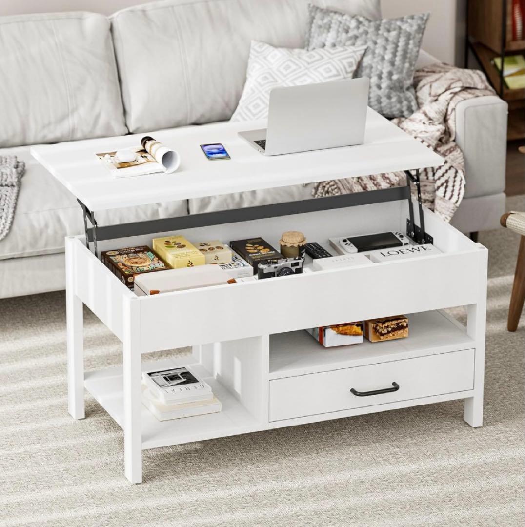 ぽんず　ローテーブル　昇降式