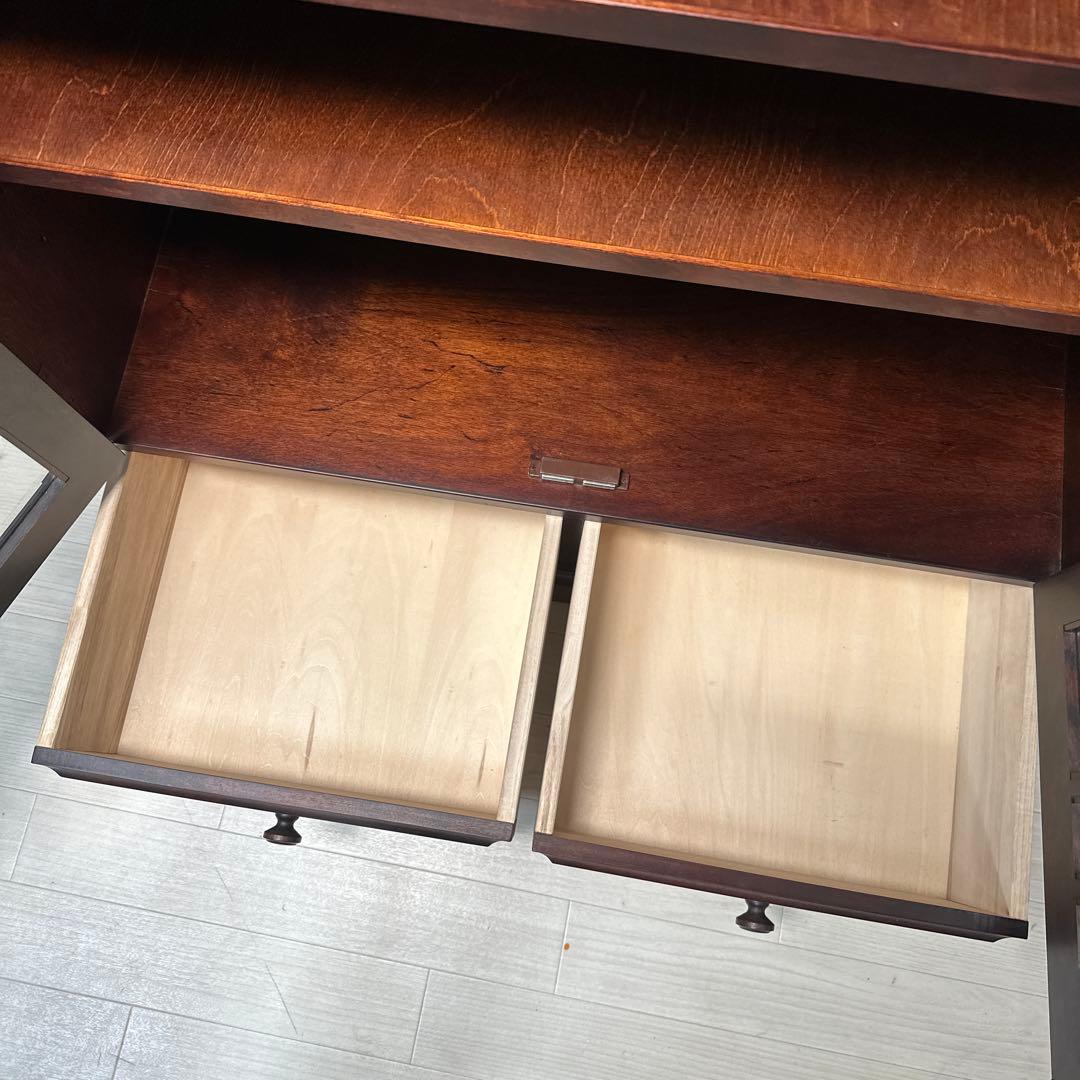 【展示品】北海道 はまなす民芸家具 飾り棚 本棚 書棚 ブックシェルフ i1※