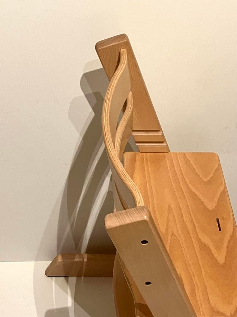 【美品】新型 ストッケ トリップトラップ ナチュラル シリアルナンバー4 ①