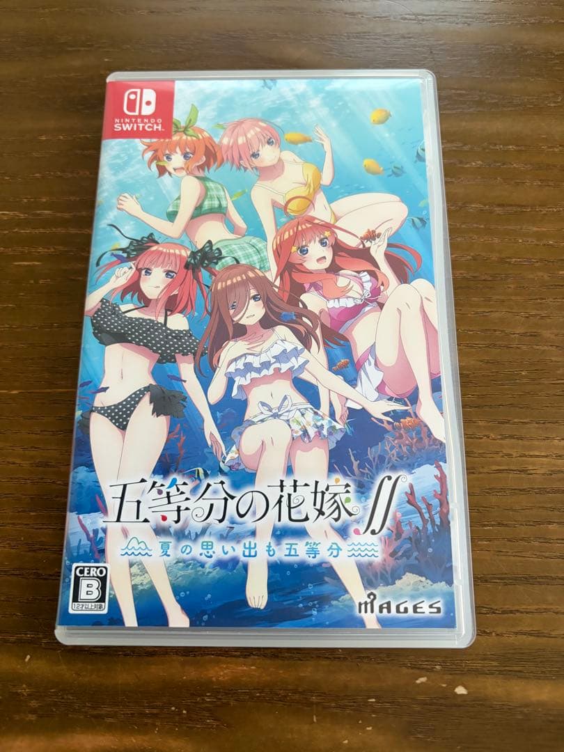 Switch 五等分の花嫁 [通常版]ゲーム3点セット　ミニフォトステッカー付き
