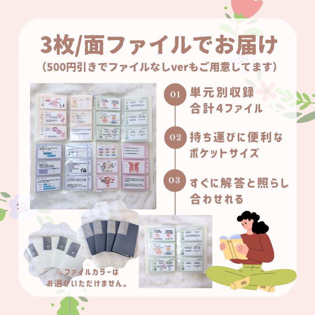 最新版2026年作成｜助産師学校受験｜基礎問題カード＋過去問問題集セット