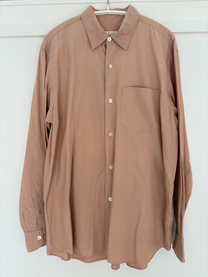 COMOLI シャツ　Sand Pink サイズ0