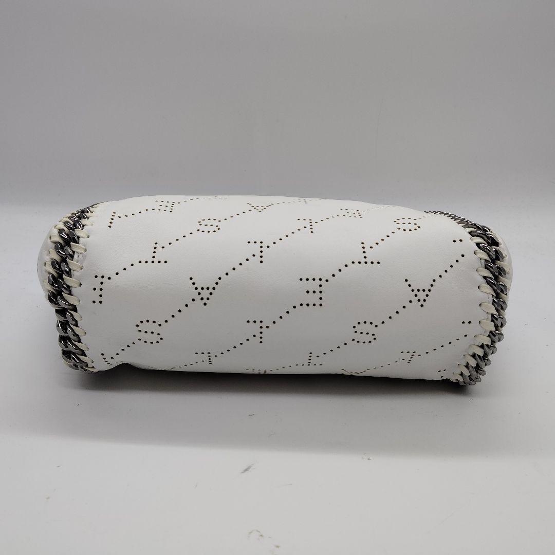 美品 ステラマッカートニー ショルダーバッグ 2way モノグラム 総柄 白