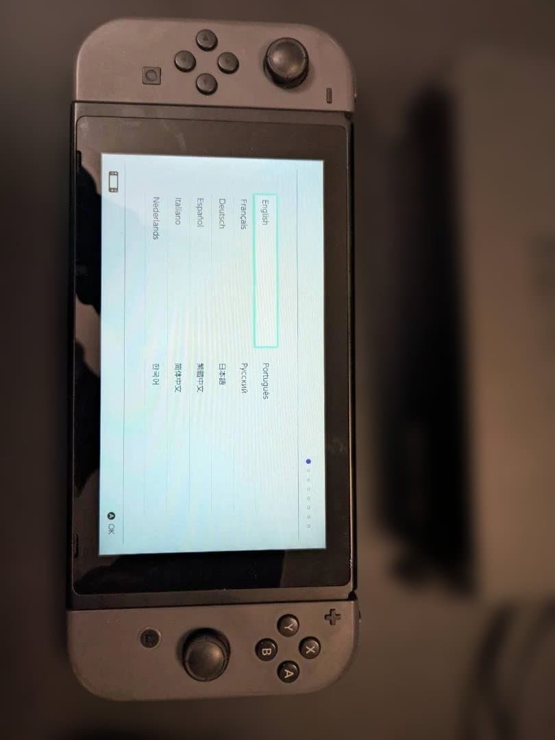 Nintendo Switch 本体 グレー　箱無し