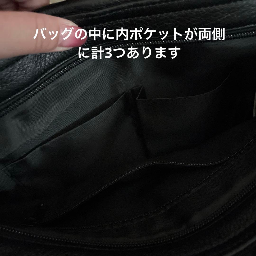 大セール！新品同様。男性用の本革ショルダーバッグ