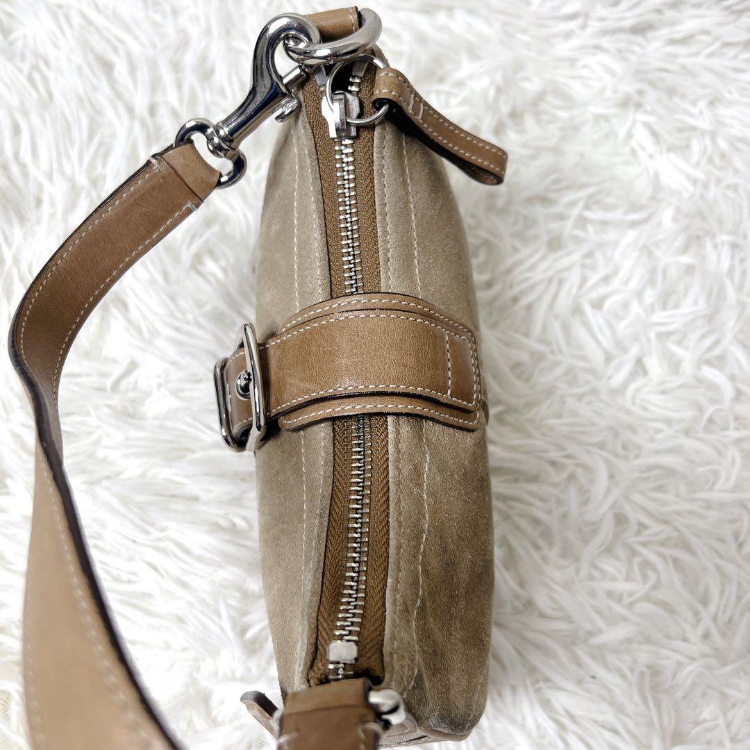 バッグ COACH Suede Hobo Shoulder Bag Y2K soho