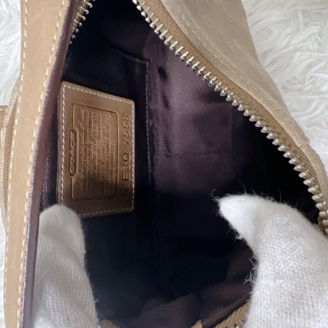 バッグ COACH Suede Hobo Shoulder Bag Y2K soho