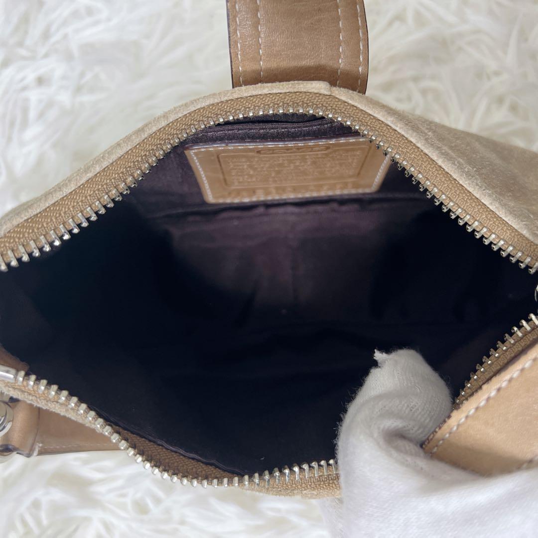 バッグ COACH Suede Hobo Shoulder Bag Y2K soho