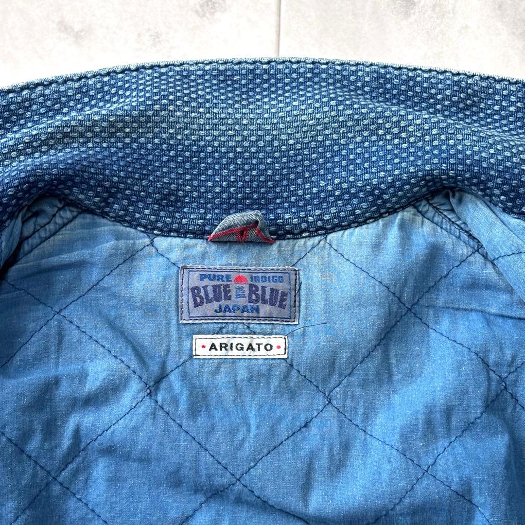 【超希少】ブルーブルー 刺子 カバーオール ジャケット インディゴコットン