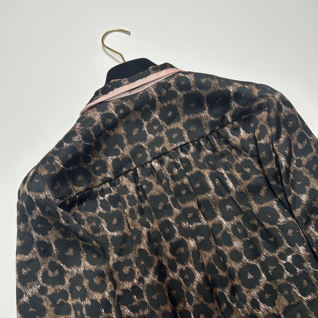 定価7.5万✨2024年モデル レリアン レオパード ボウタイ ブラウス 近年