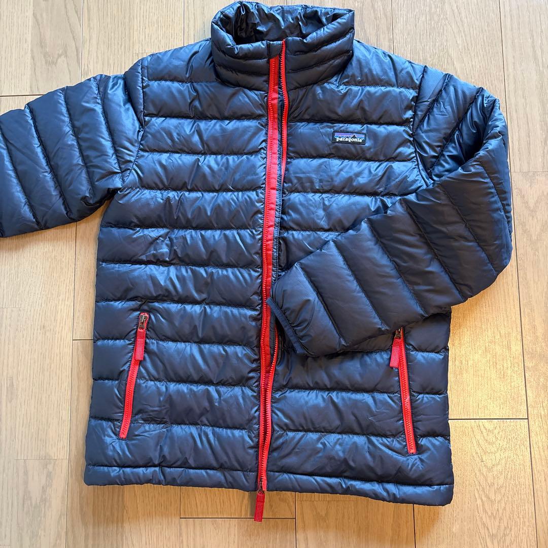 patagonia ボーイズダウンセーター L 150相当　ニューネイビー