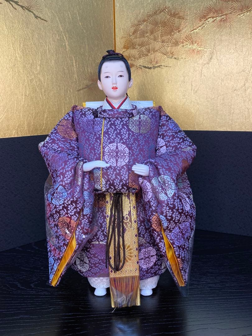 東京久月　雛人形　立親王平飾りセット・間口約５０×奥行約３０×高さ約５４㎝