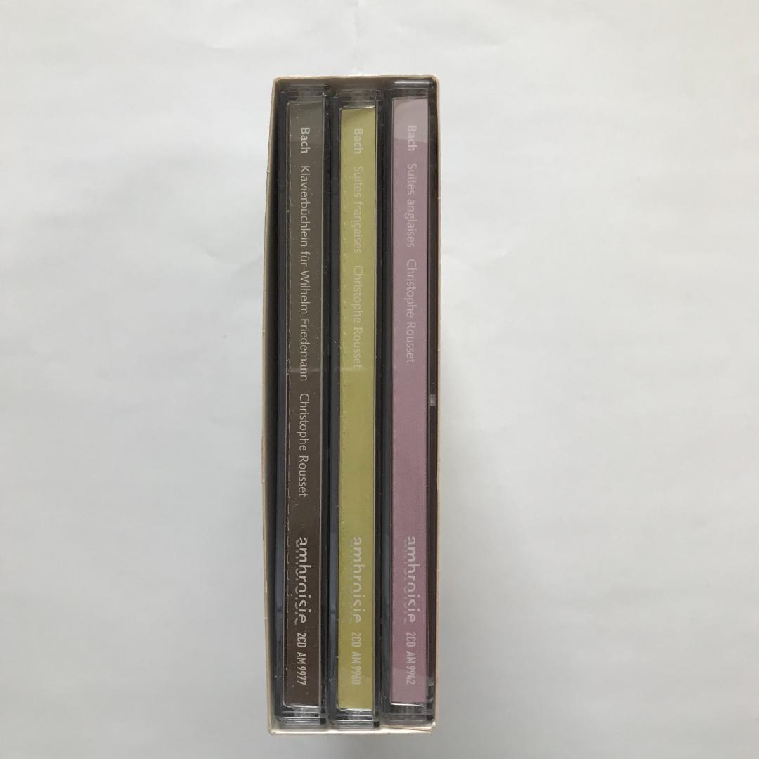 【廃盤】クリストフ・ルセ：J.S.Bach鍵盤音楽（チェンバロ)作品集（６CD）