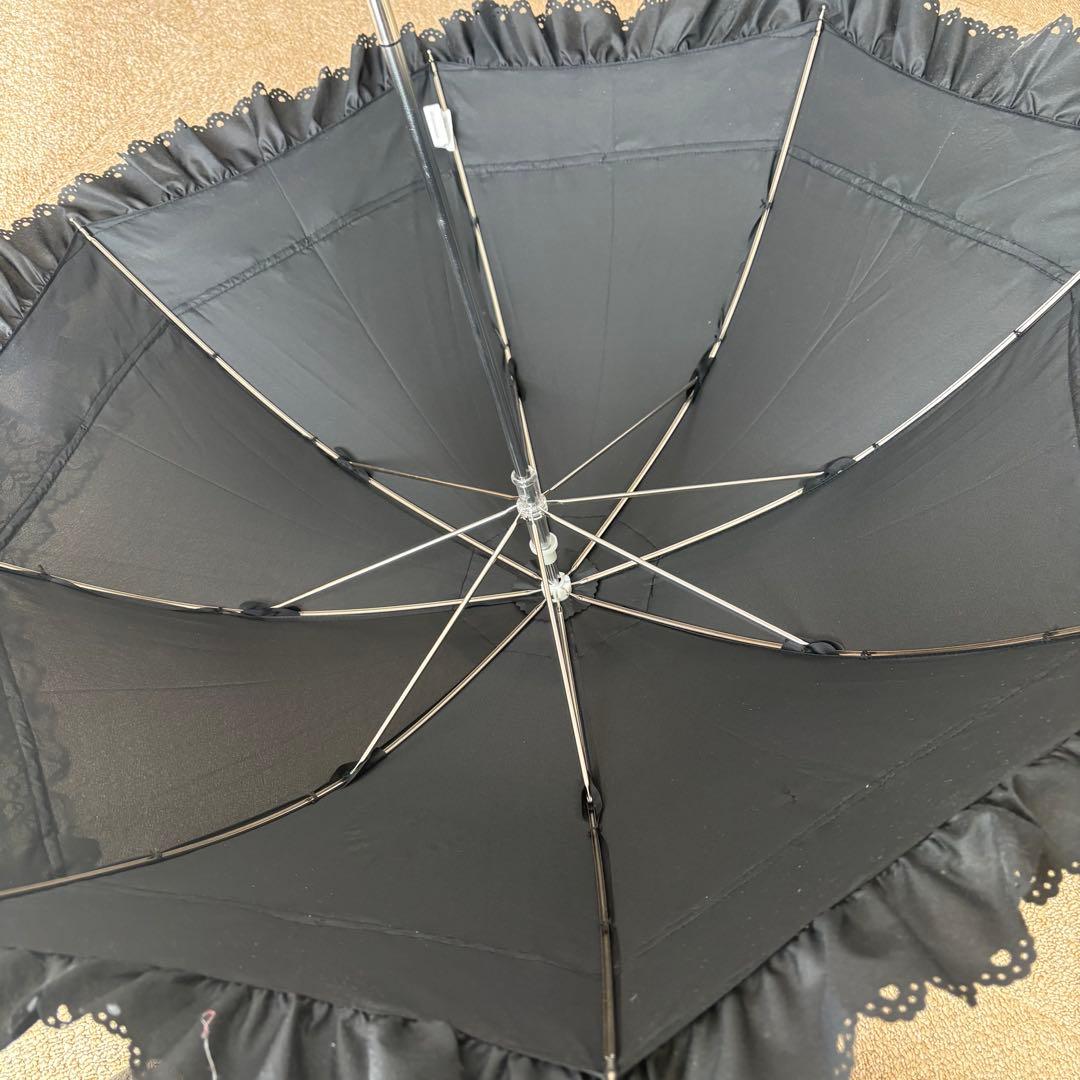 BABYプチリボンショートアンブレラ　黒